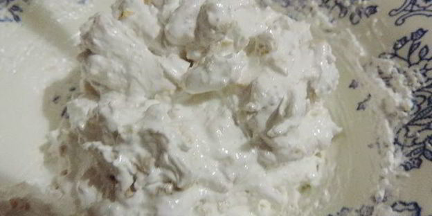 арахисовое и кокосовое заварное безе