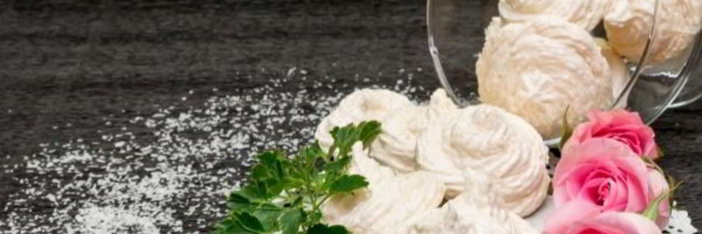 Безе кокосовое