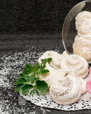 Безе кокосовое