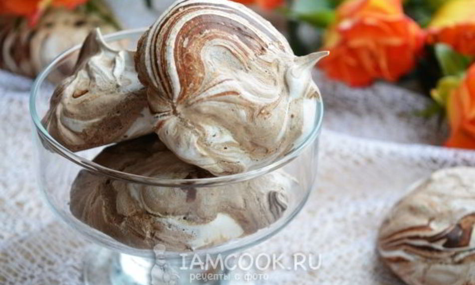 Рецепт безе с шоколадом