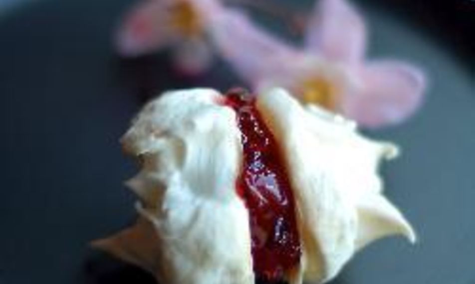 Рецепт безе с вишневым вареньем