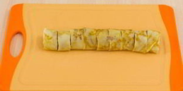 блинчики с яблоками под безе