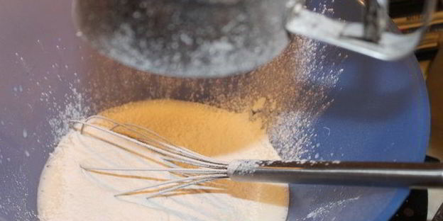 французские блинчики с яблоками и безе