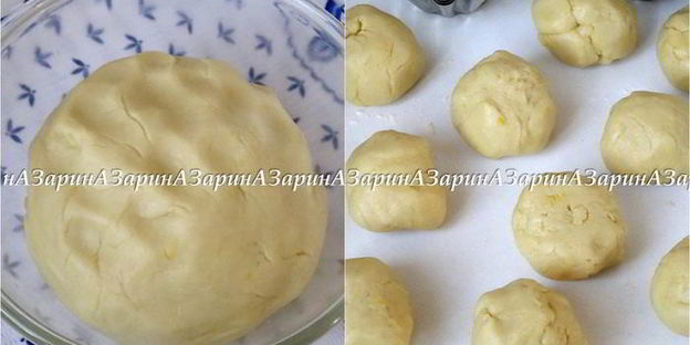 корзиночки с черничным кердом и безе