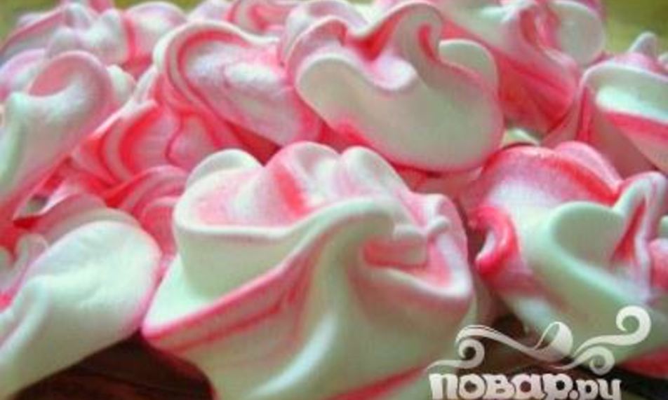 Рецепт разноцветного безе