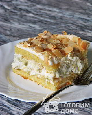 Ревенный безе-торт