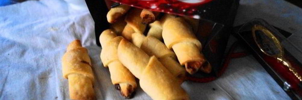 Рулетики с безе