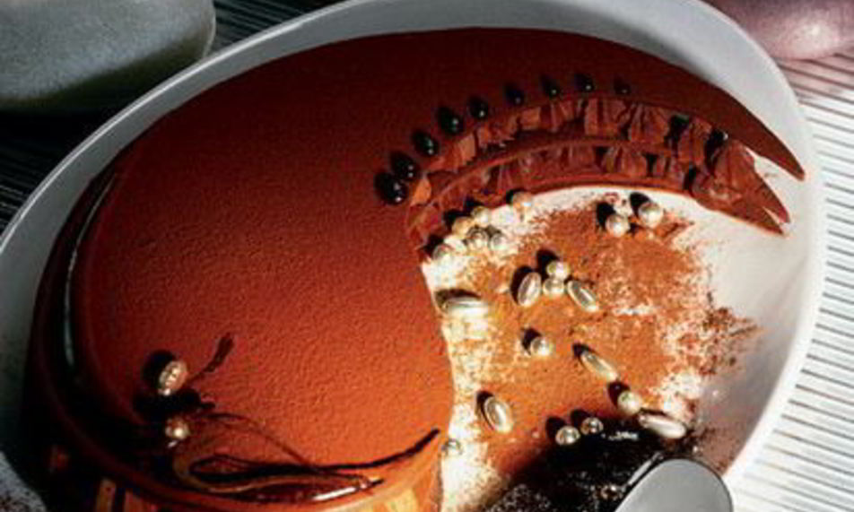 Рецепт шоколадного безе с пряным кремом