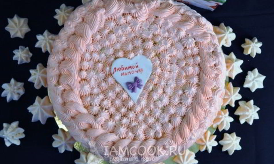 Рецепт торта-безе для любимой мамочки