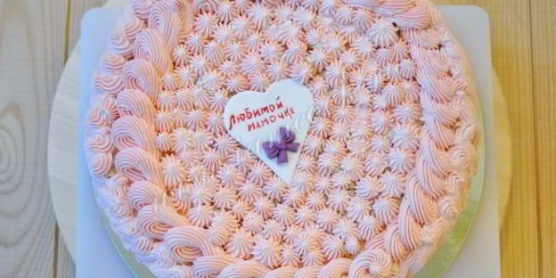 торт-безе для любимой мамочки