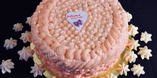 торт-безе для любимой мамочки