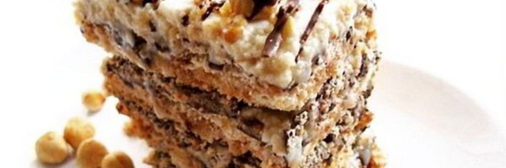 Торт-безе с карамелью