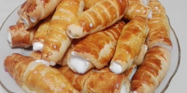 трубочки с безе