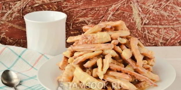 чак-чак со сгущенкой