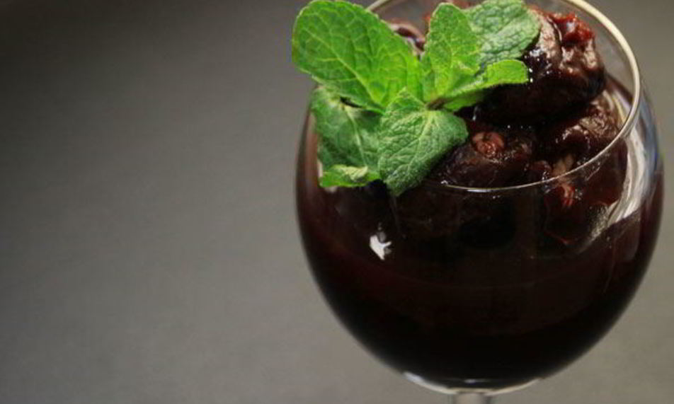 Рецепт десерта пьяная ягода