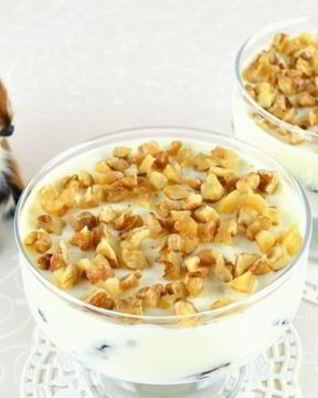 Десерт с черносливом и грецкими орехами