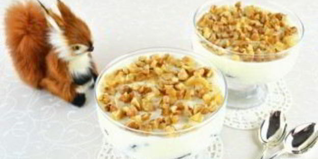 десерт с черносливом и грецкими орехами