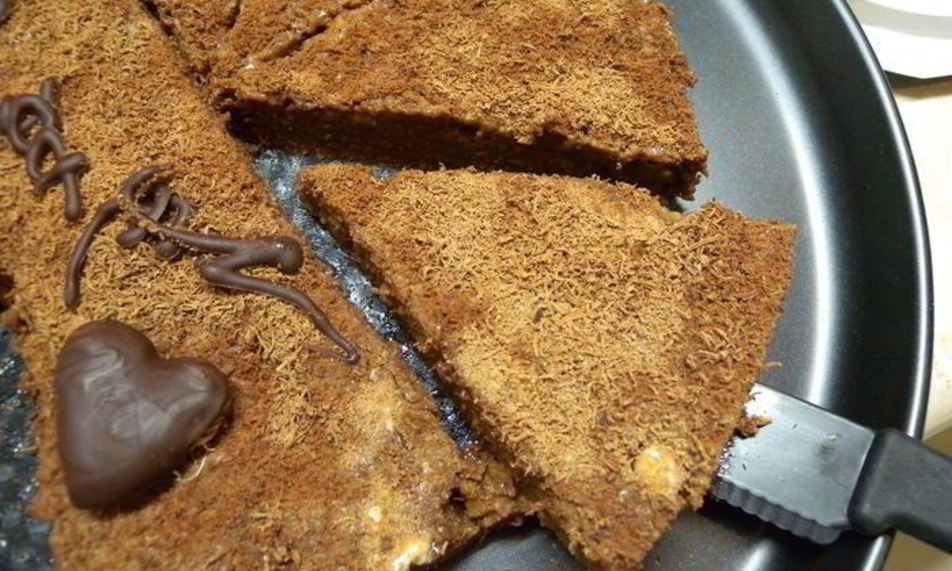 Рецепт десерта шоколадного тянучка-нуга