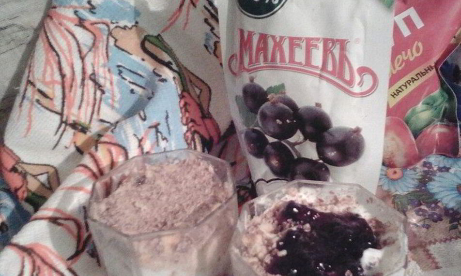 Рецепт десерта ягодного снег