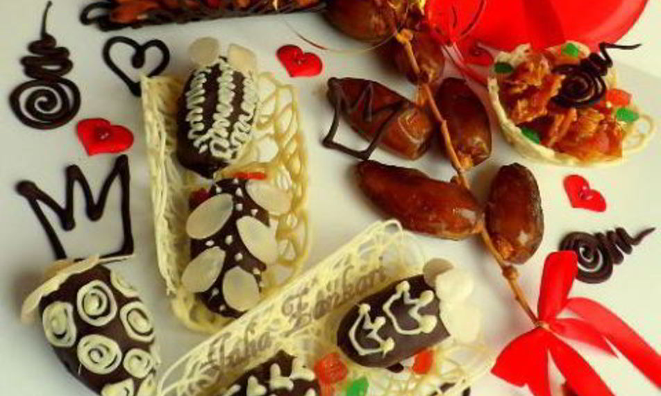 Рецепт фиников с миндалем в шоколаде