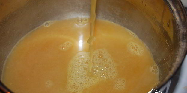 фрукты в имбирно-мятном сиропе