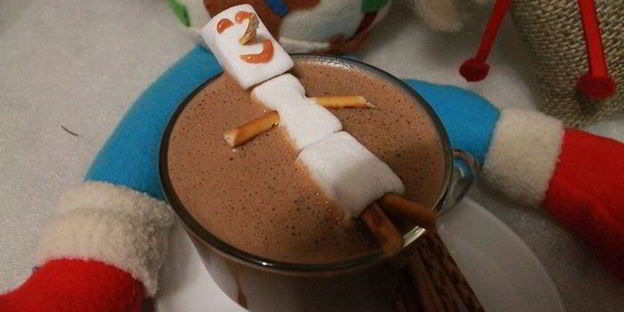 горячий шоколад зимнее блаженство