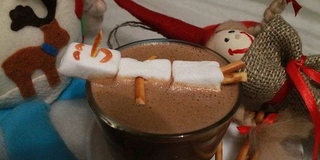 горячий шоколад зимнее блаженство