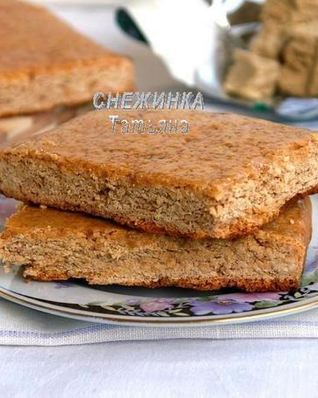 Белорусская коврижка на халве с арахисом