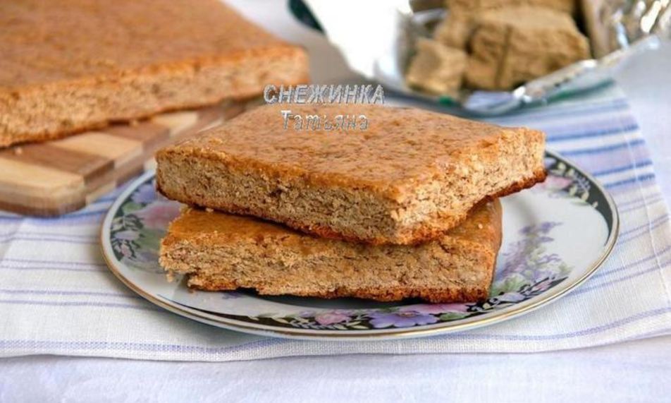Рецепт белорусской коврижки на халве с арахисом