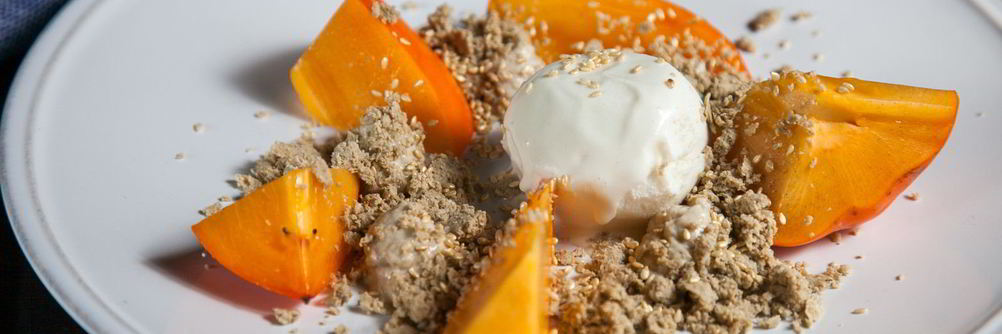 Десерт Хурма и халва