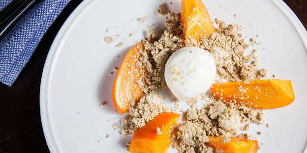 десерт хурма и халва