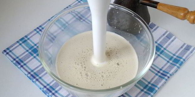 кофе-десерт с халвой