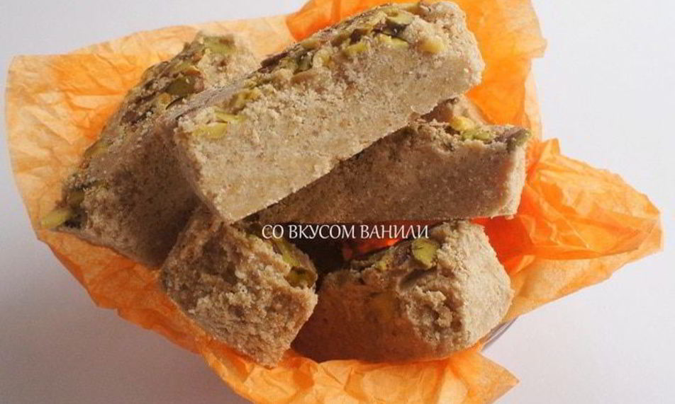 Рецепт кунжутной халвы с фисташками