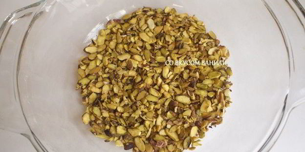 кунжутная халва с фисташками