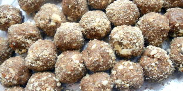 шоколадные конфеты с халвой