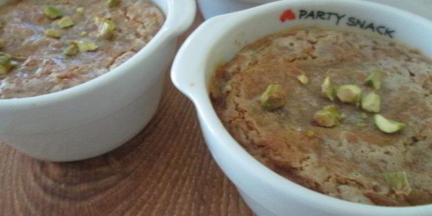 запеченные с халвой яблоки