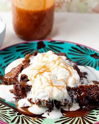 Хлебный пудинг с шоколадом