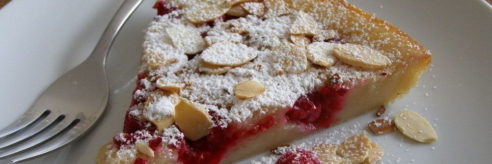 Клафути с малиной