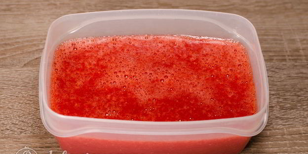 клубничный сорбет