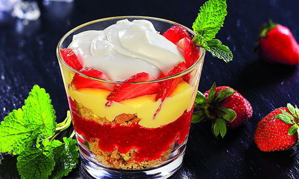 Рецепт клубничного трайфла