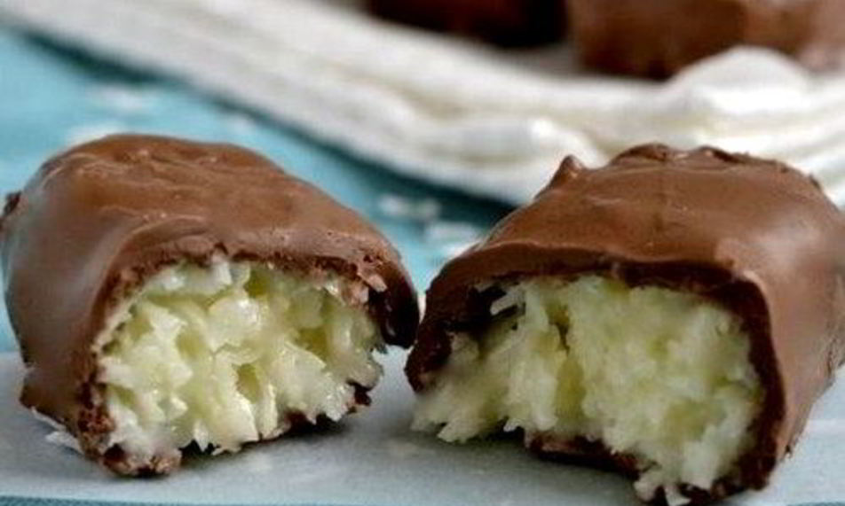 Рецепт домашних кокосовых конфет баунти