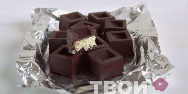 кокосовые конфеты в шоколаде