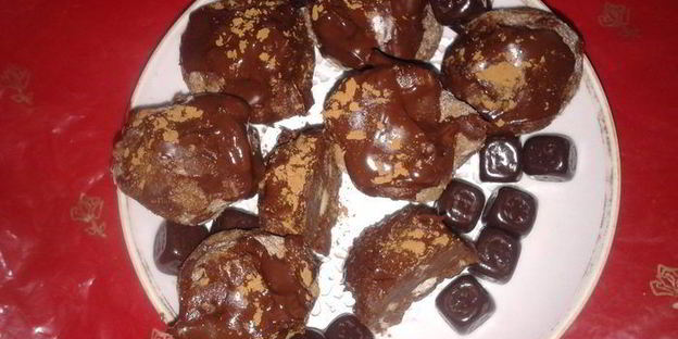 конфеткивесельчаки-толстячки с шоколадом и миндалем без выпечки