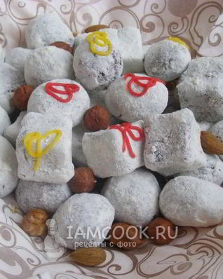 Конфеты из чернослива и орехов