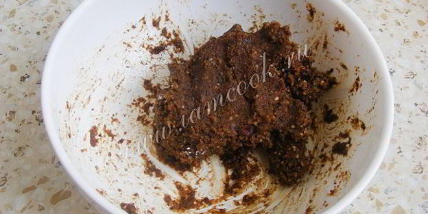 конфеты из чернослива и орехов