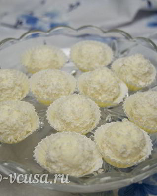 Конфеты из кокосовой стружки и сгущенки