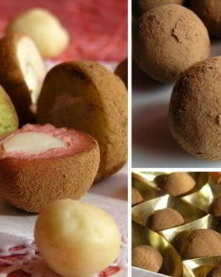 Конфеты из марципана с орехом макадамия