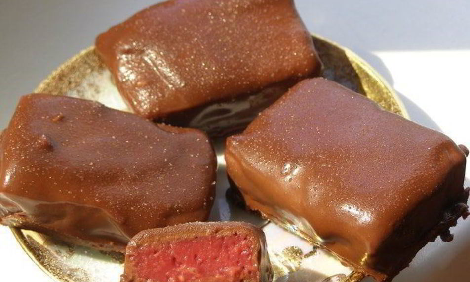 Рецепт конфет малиновых поцелуйчики