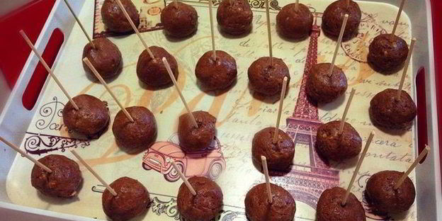 конфеты ручной работы тыквенное пралине