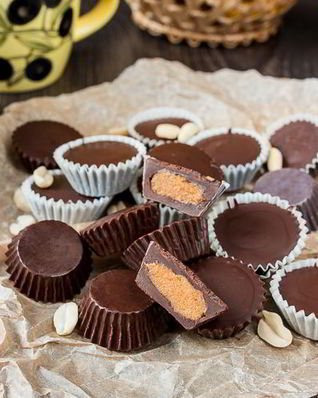 Конфеты с арахисовой пастой